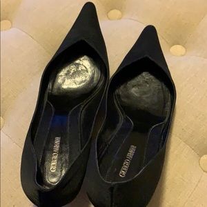Giorgio Armani black shoes